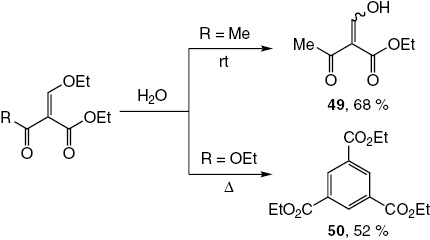 Scheme 16:
Interaction with water.