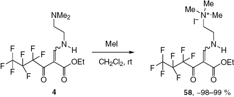Scheme 17:
Synthesis of water-soluble quaternary ammonium salts.