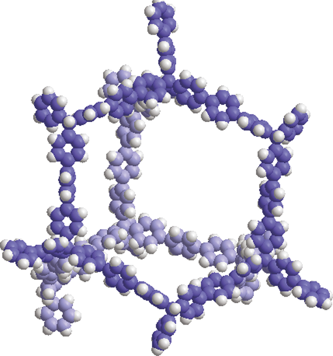 Fig. 1: 
          Representative structure of PAF with dia topology on the example of single cell of PAF-20.
        