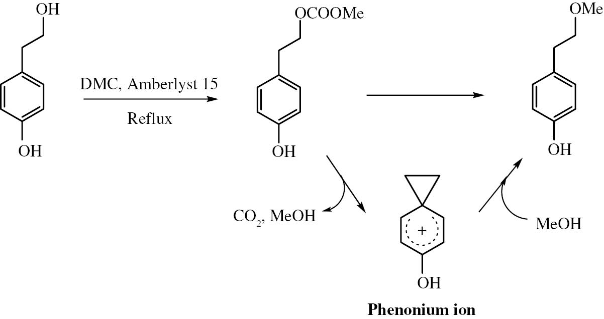 Scheme 4: 
					A variant of the Lossen rearrangement via DACs chemistry.
				