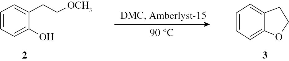 Scheme 9: 
							Attempted cyclization of methoxy derivative 2 into cyclic ether 3.
						