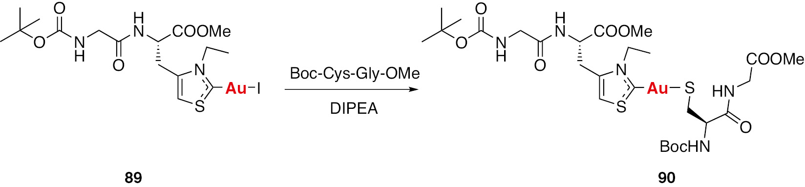 Scheme 9: Synthesis of complex 90.