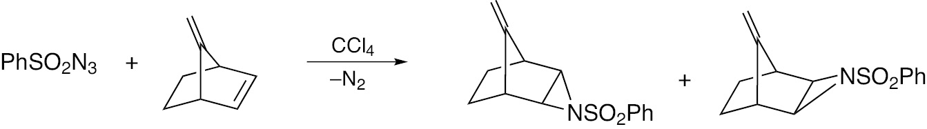 Scheme 20: Aziridination of 7-methylenebicyclo[2.2.1]hept-2-ene.