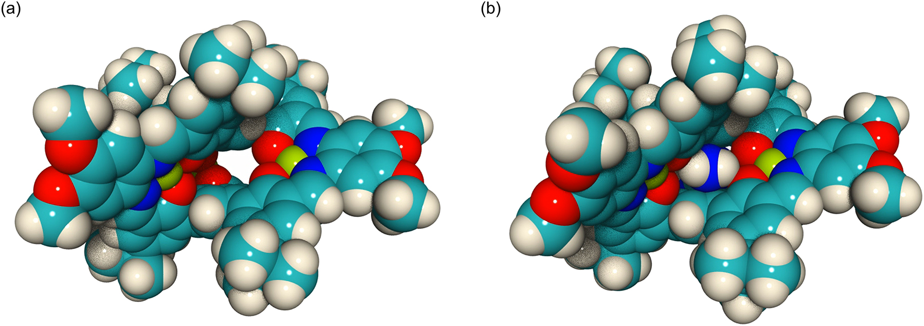 Fig. 3: 
Crystal structures of (a) LNi3 and (b) LNi3
Gu.
