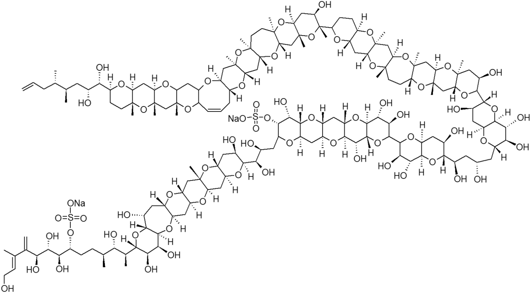 Fig. 1: 
Maitotoxin – NOT a macromolecule.
