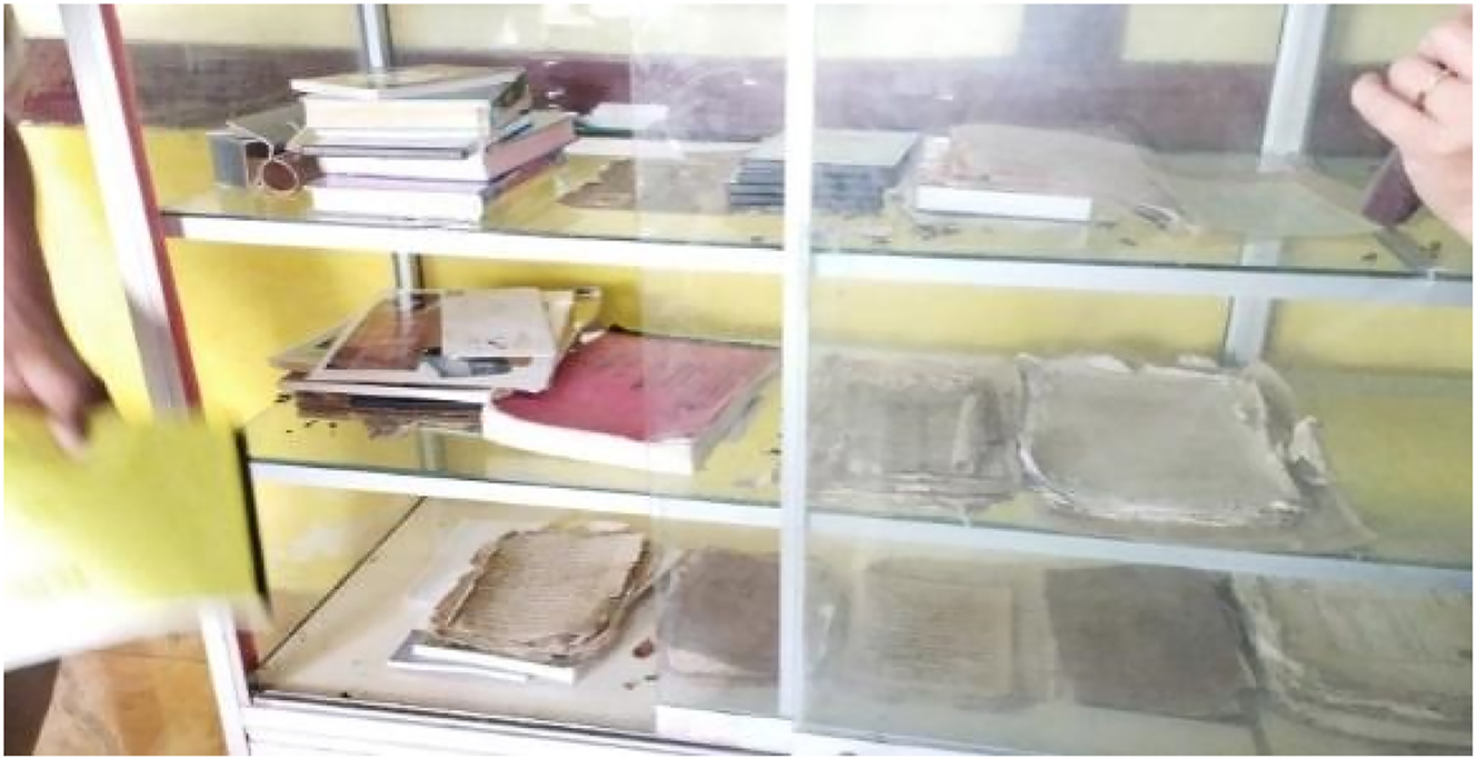 Figure 3: 
Manuscript storage in the Wapauwe/Kaitetu collection (primary data).
