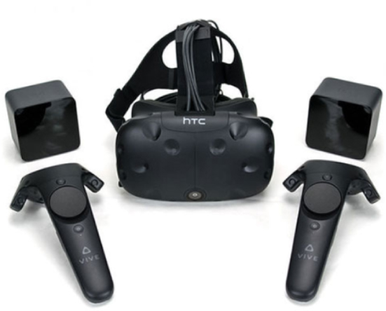 Figure 2 HTC Vive - a virtual reality headset developed by HTC and Valve Corporation, source: ww.microsoft.com/