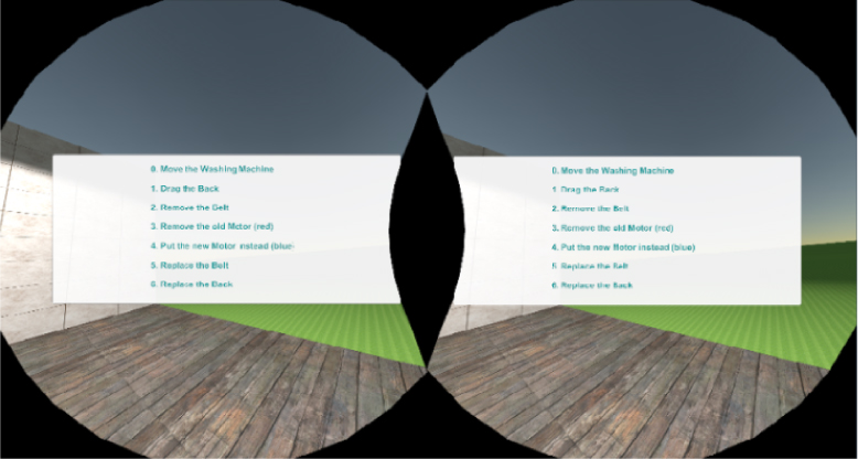 Figure 4 A screenshot of sample menu