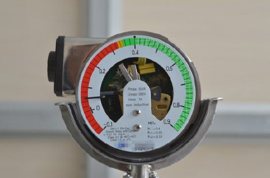 Figure 1 An example image of a pointer gauge
