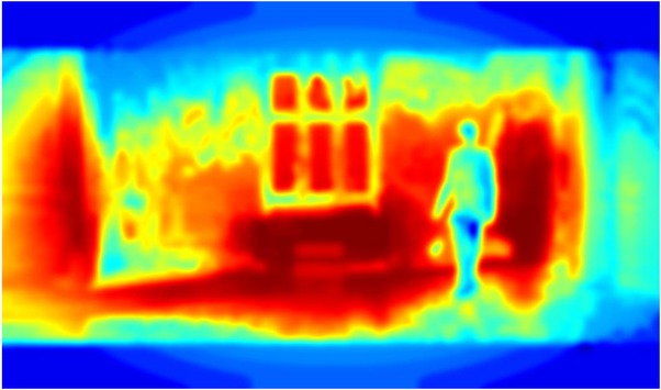 Figure 4 Example of heat map (results of the author’s method)