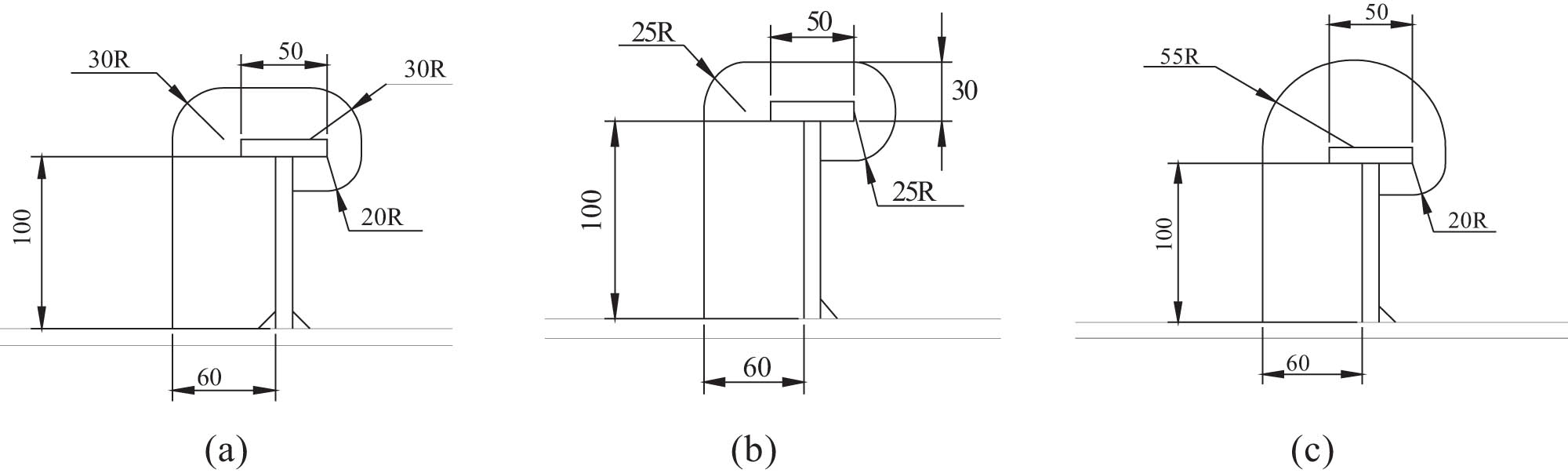 Figure 3
Detailed description of the slot types: (a) NT2, (b) YB1, and (c) T1.