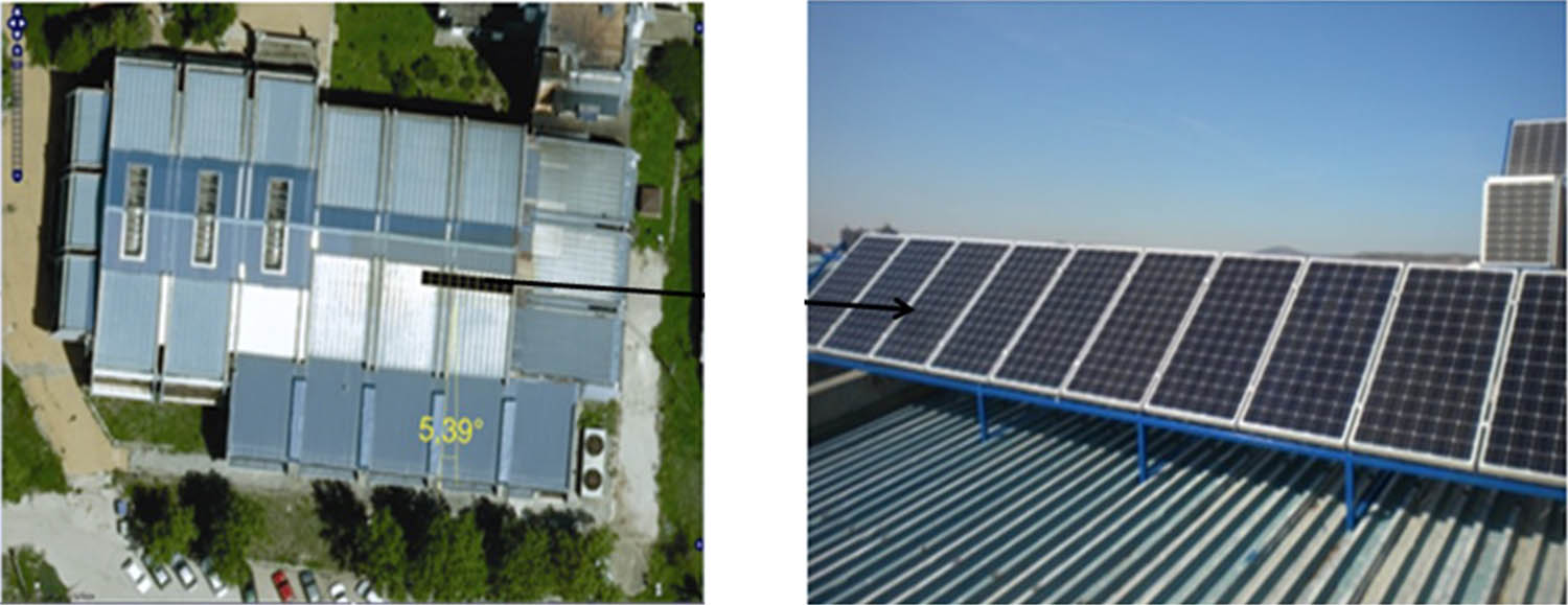 Figure 1
Installed PV system of 2 kWp in Niš.