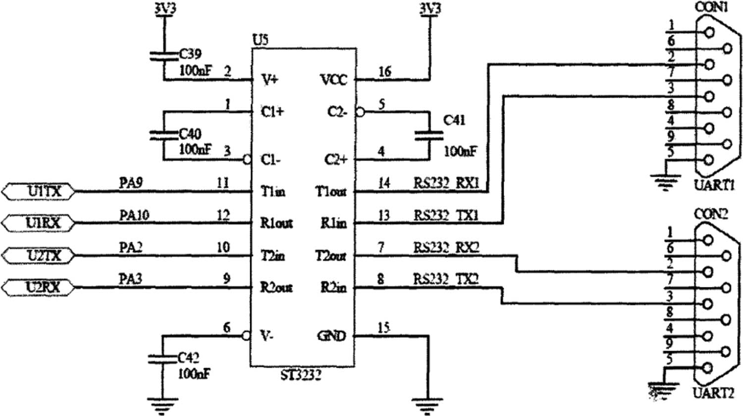 Figure 5
Serial communication control circuit.