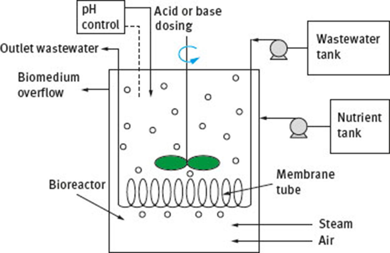 Fig. 9 Schematic of the pilot-scale EMBR unit [18].