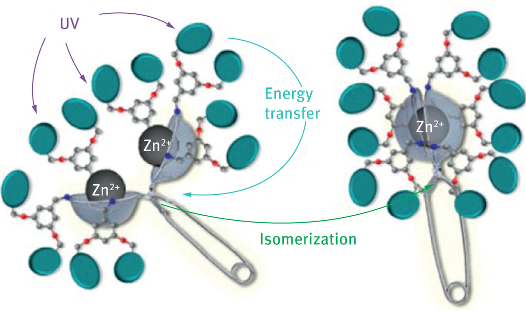 Fig. 18 Photo-sensitive dendrimer designed by [59]. Reprinted with permission from [59]. Copyright (2012) American Chemical Society.