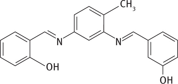 Fig. 1 N,N′-bis(salicylidene)-4-methyl-1,3-phenylenediamine [24].