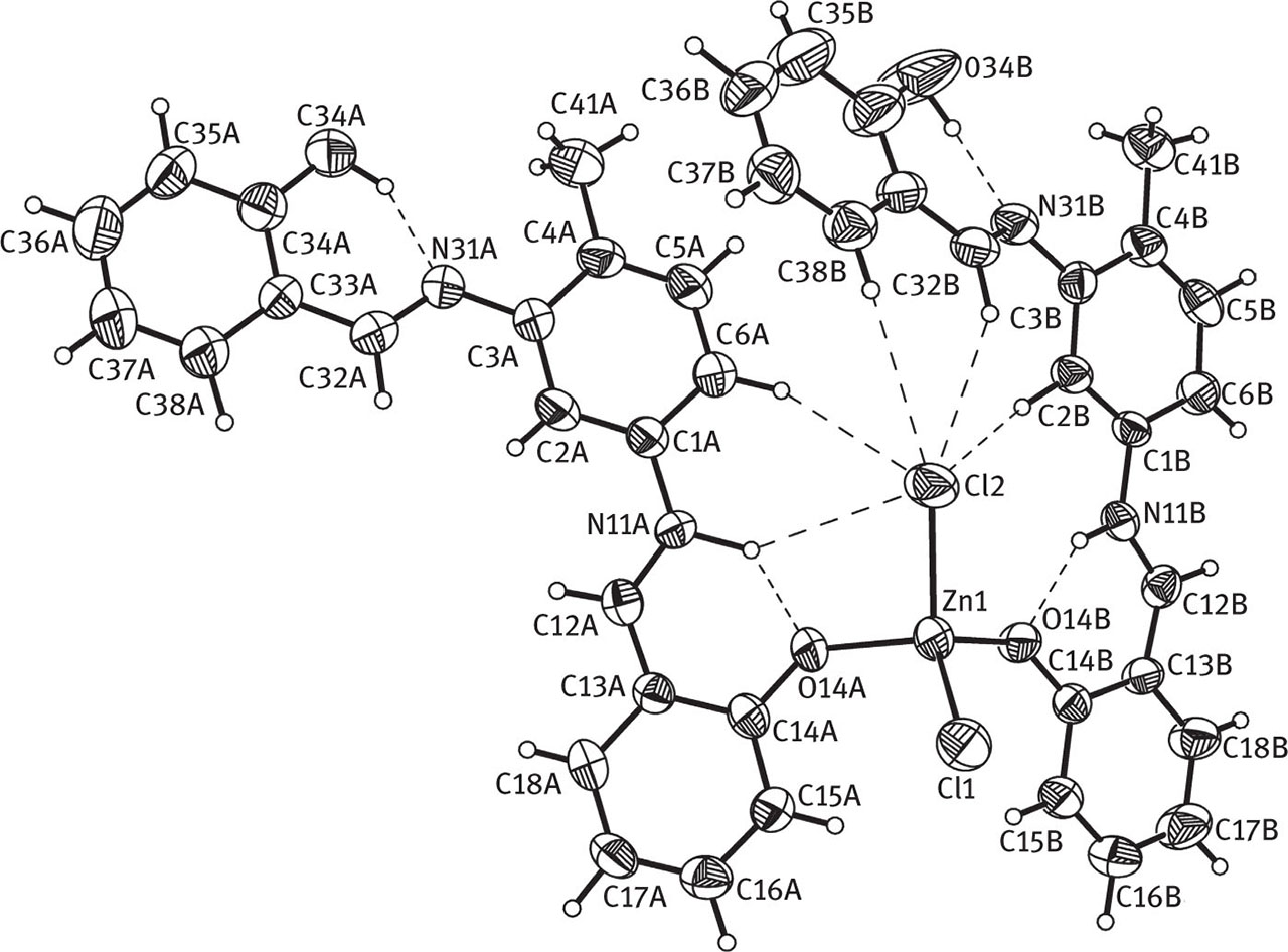 Fig. 2 Crystal structure of (1)[24].