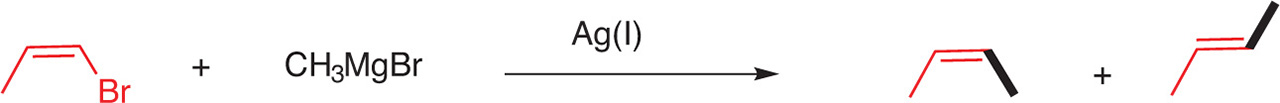Fig. 15 Coupling of alkyl Grignard reagents with vinyl halides.