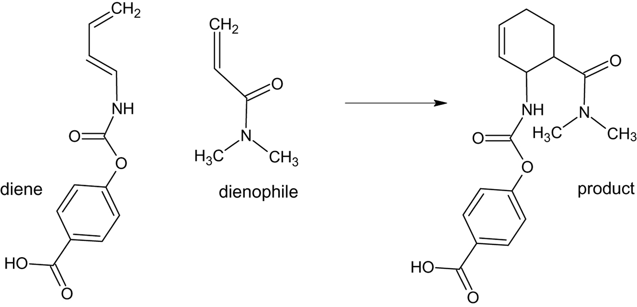 Figure 1: Diels-Alder reaction chosen for reference 6.