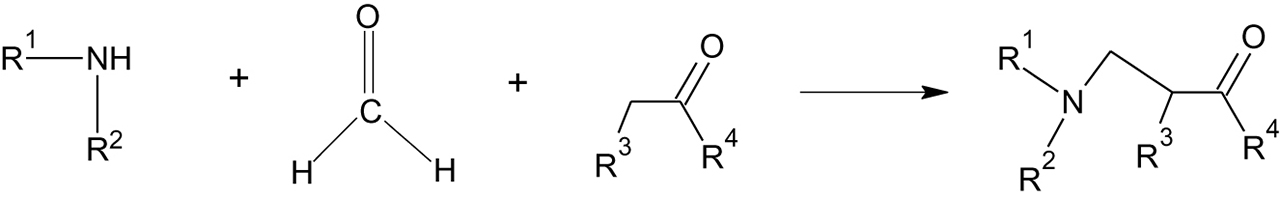 Figure 3: The Mannich reaction.