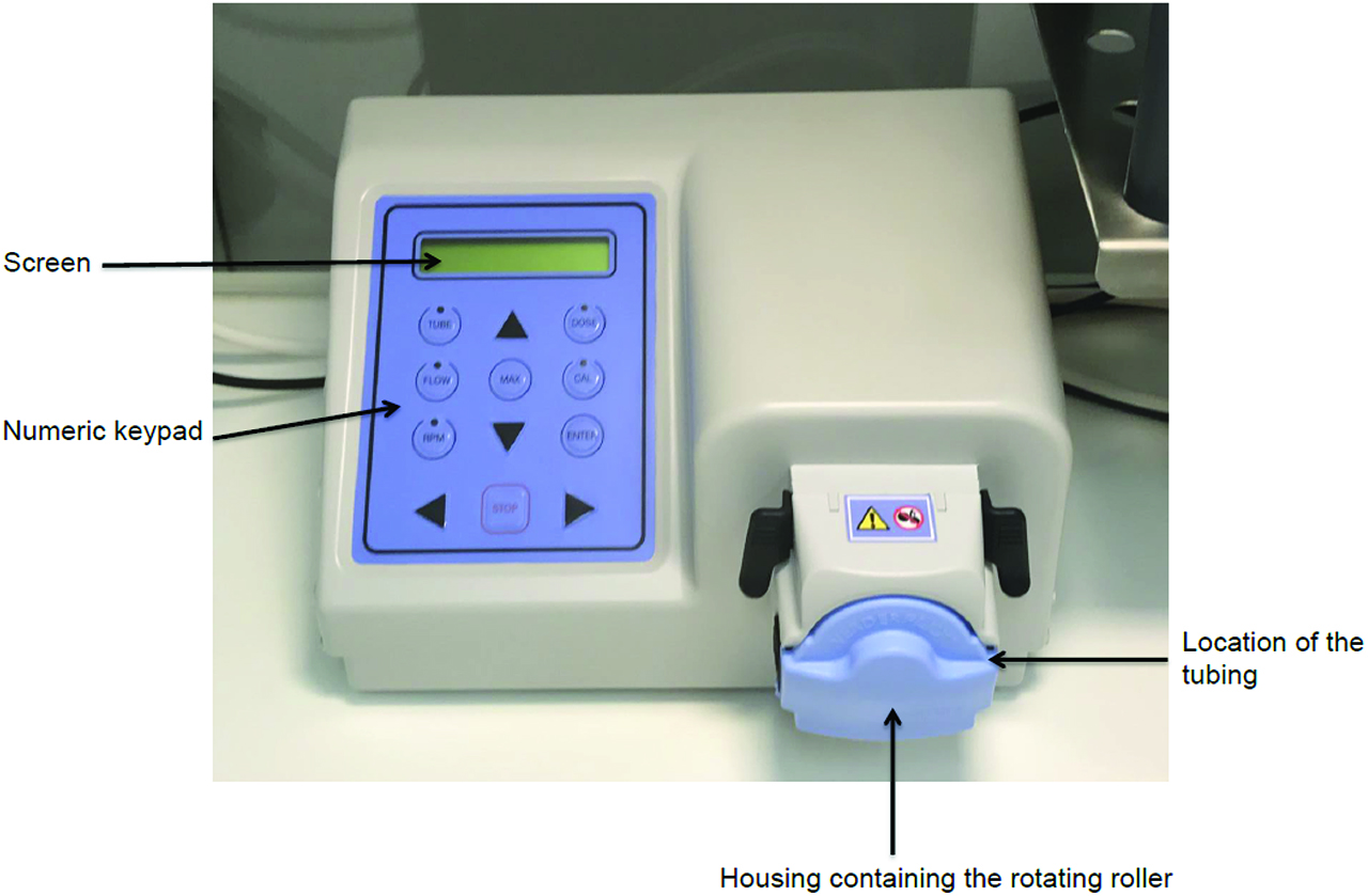 Figure 6: Photography of the Verderflex® pump.