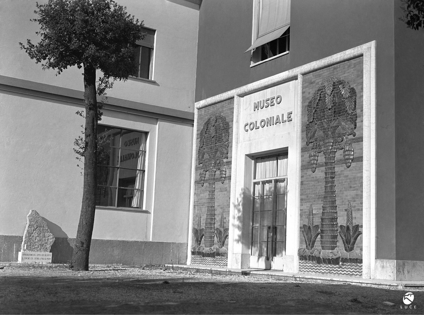 Fig. 2: Il Museo Coloniale negli anni Trenta in Via Aldrovandi.