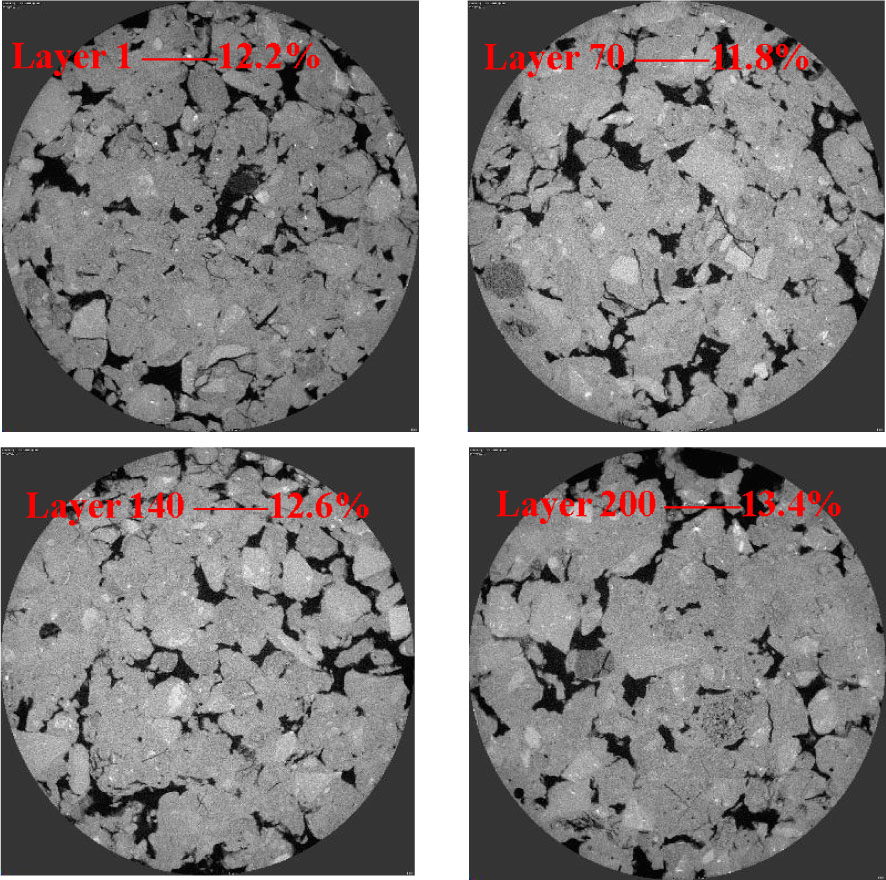 Figure 6 Images of different slice layers in group C3