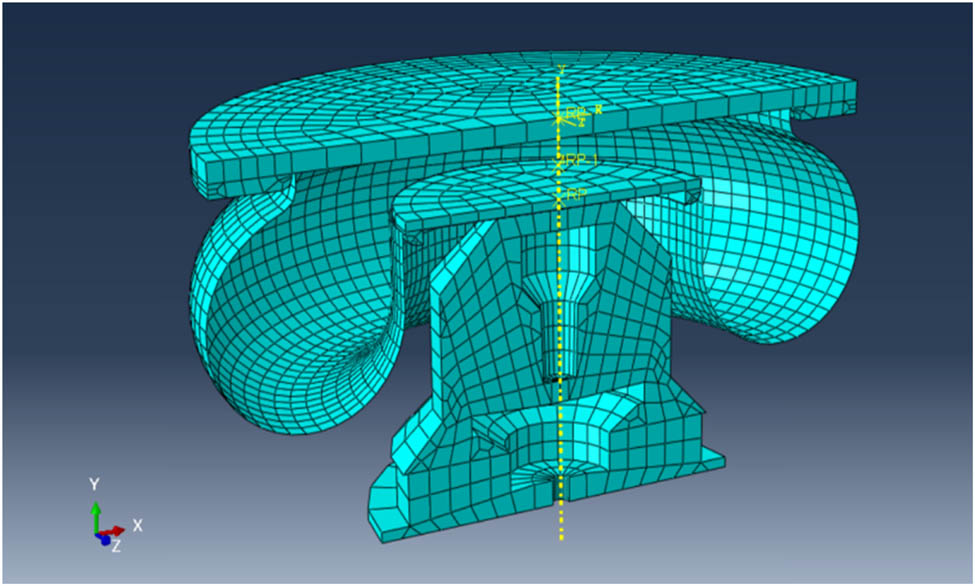 Figure 2
The FE model of an air spring.
