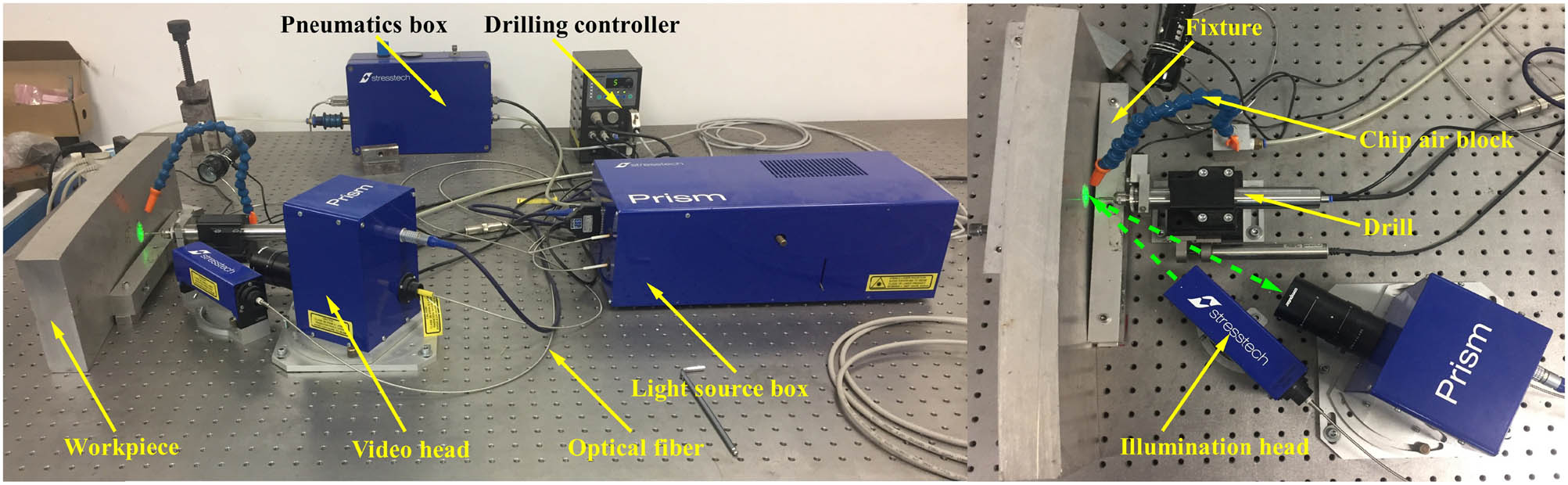 Figure 2
Residual stress measuring equipment.