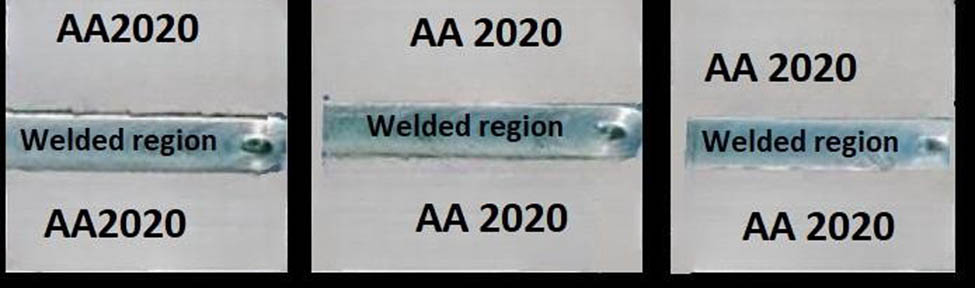 Figure 1
Friction stir welded samples.