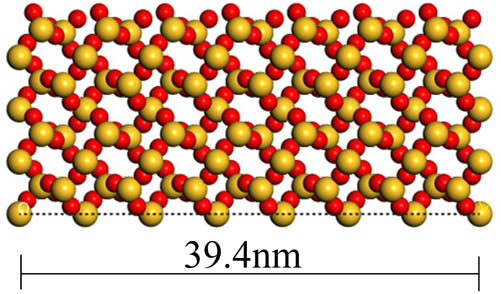 Figure 6
Section of SiO2 molecular crystal.