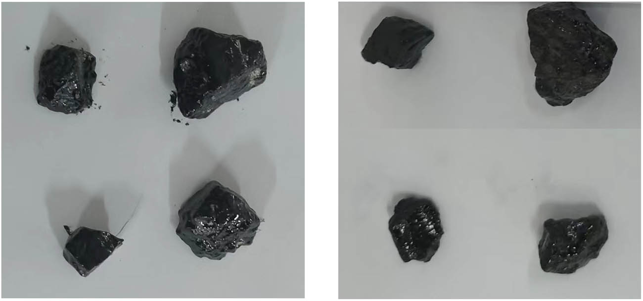 Figure 21
Boiling test: (a) before boiling and (b) after boiling.