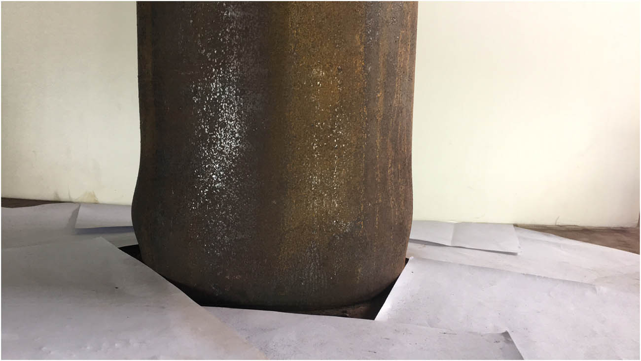 Figure 6
Typical failure mode of test piece.