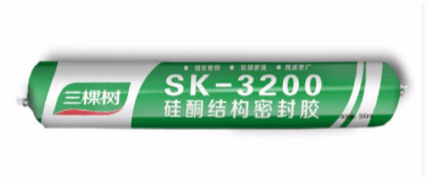 Figure 3 
                     Silicone structural adhesive.
                  