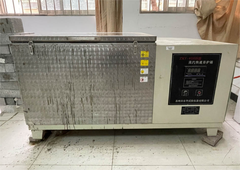 Figure 2
The steam curing tank.