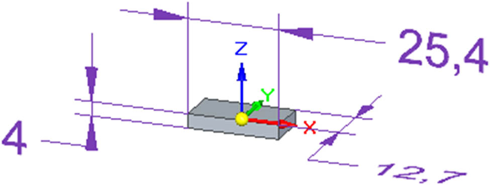 Figure 10
Schematic of the specimen for short beam shear test.