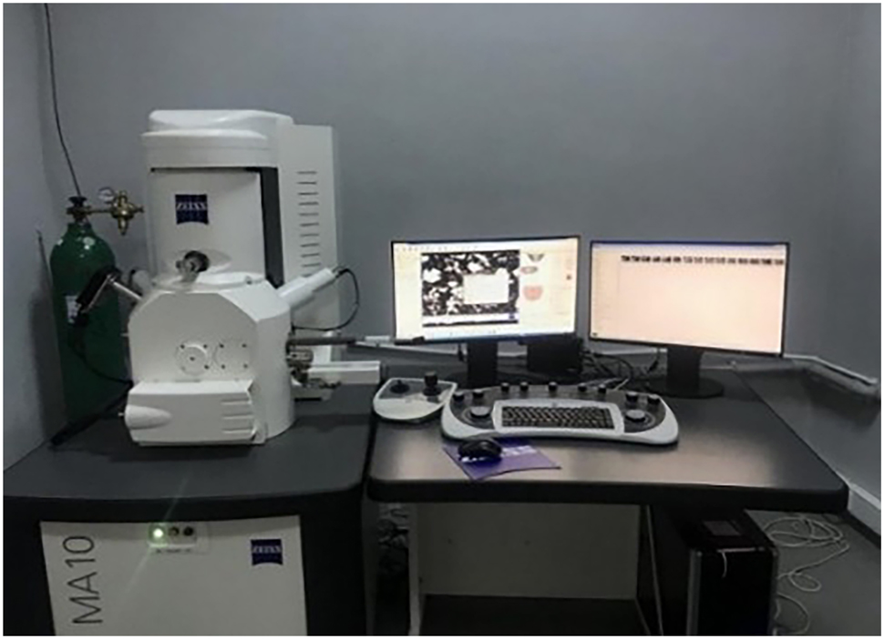 Figure 5: 
Scanning electron microscope.
