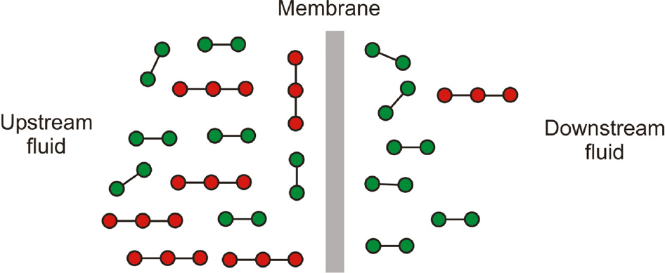 Figure 22: Membrane separation principle.