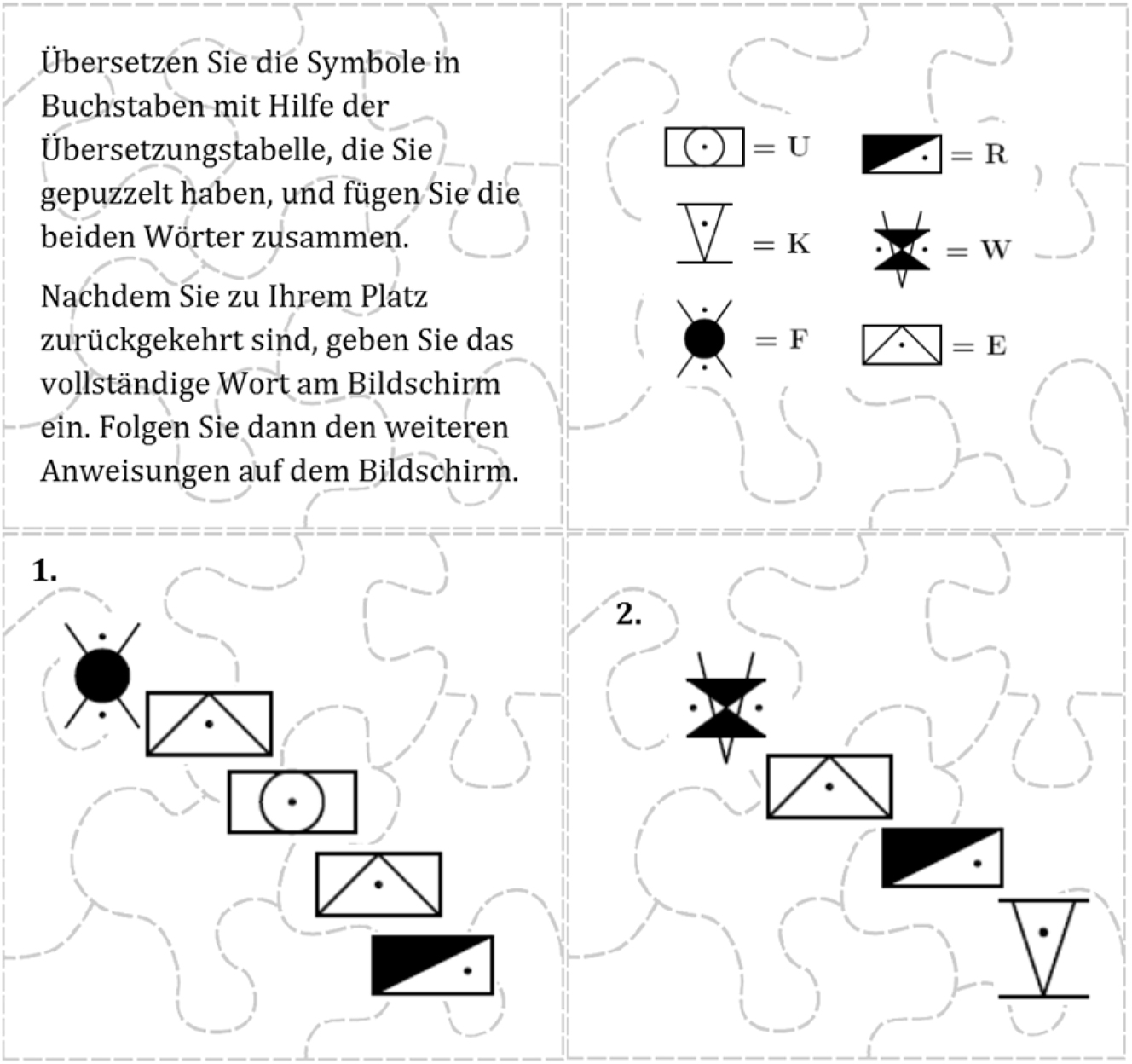 Figure 3:
Puzzles for the group identity formation task.