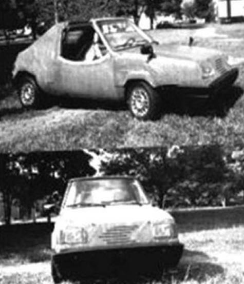 Figure 15: A car made from jute fiber-reinforced composite and hybrid composites [38].