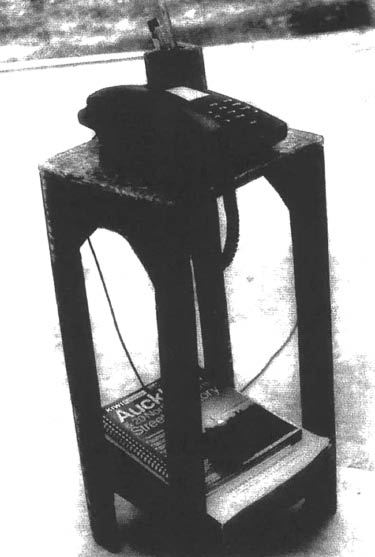 Figure 18: Actual banana woven fabric composite telephone stand [51].
