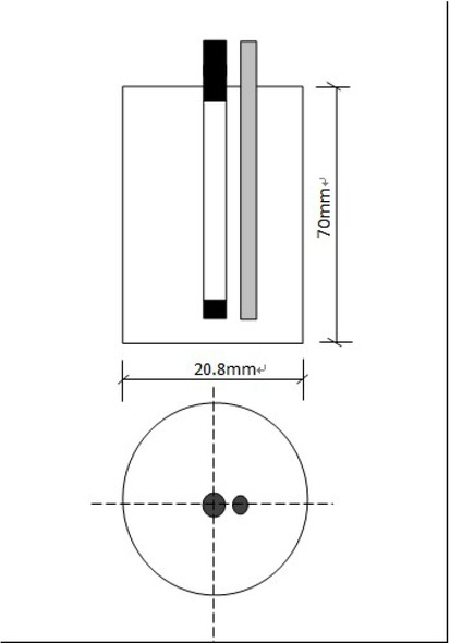 Figure 3 Dimensions of corrosion test specimen