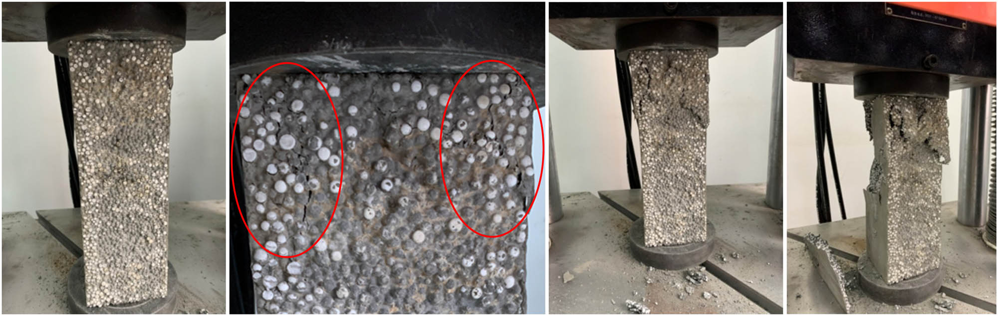 Figure 5
Failure mode of group Y specimens.