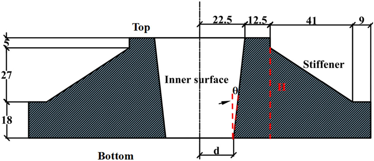 Figure 4
Structure and dimensions of tray.