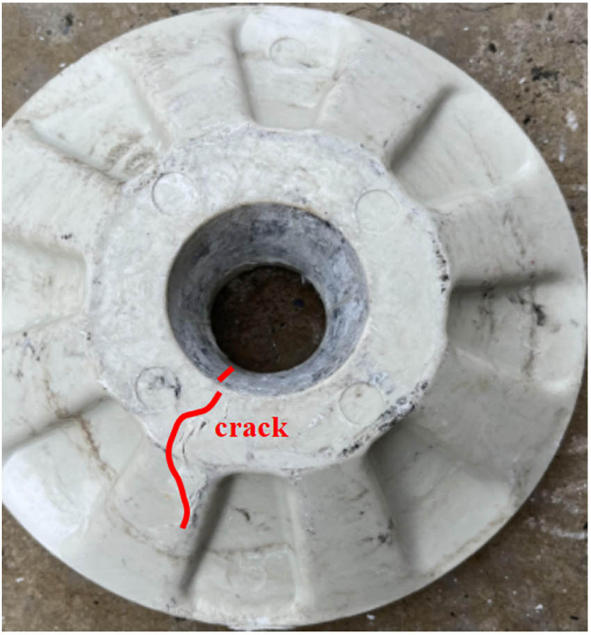 Figure 9
Tray failure diagram under actual working condition.