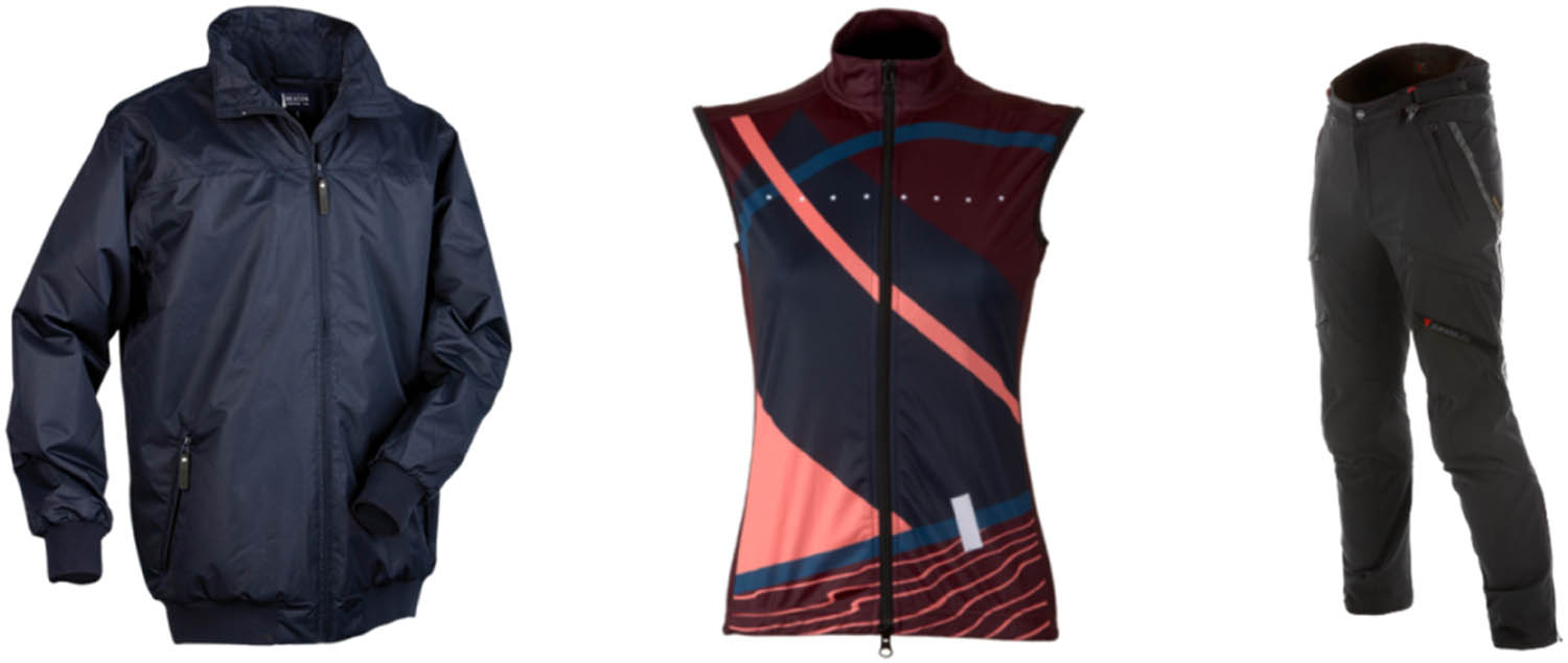 Figure 6
Conjugated material-based waterproof sportswear.