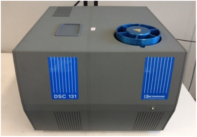 Figure 1:
Differential scanning calorimeter (DSC).
