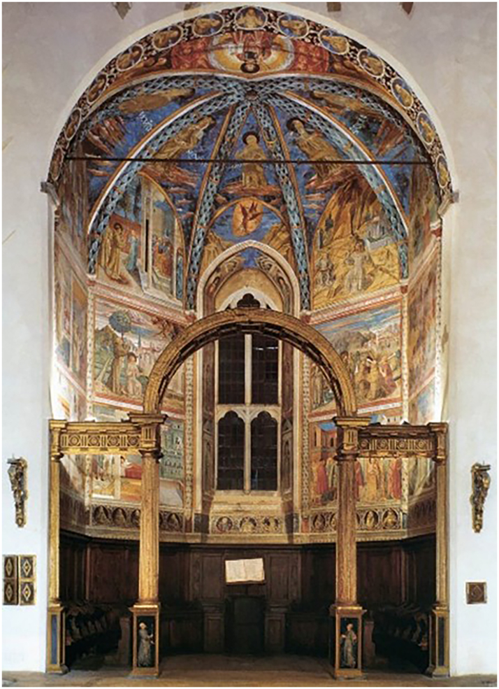 Figure 5: 
Demonstrative painting for sub-genre three: decorative fresco paintings in interiors.
