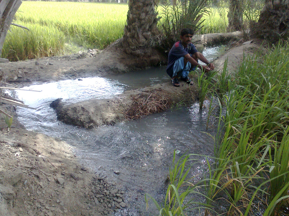 Ländliches Bewässerungssystem in Pakistan