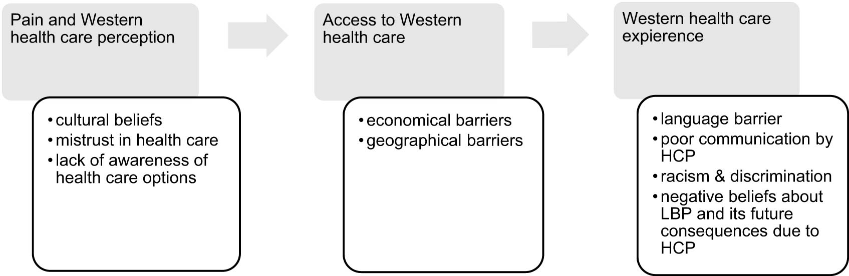Figure 2
Western health care in Indigenous Peoples.
